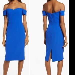 Dress The Population Bailey Off the Shoulder Body-Con Dress
